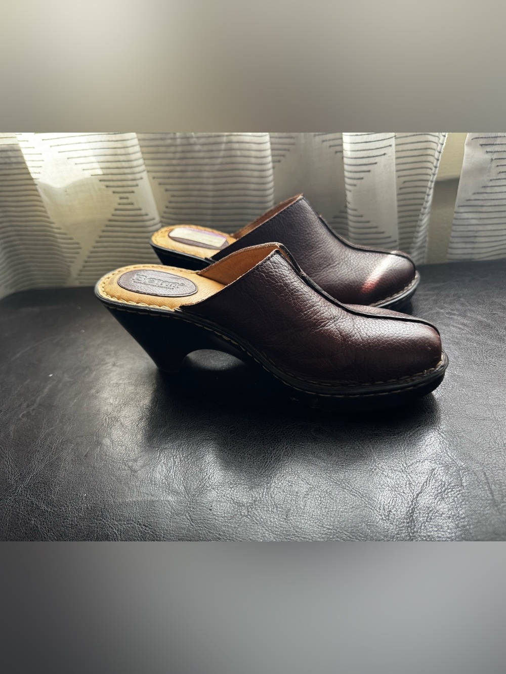brown wedged heels